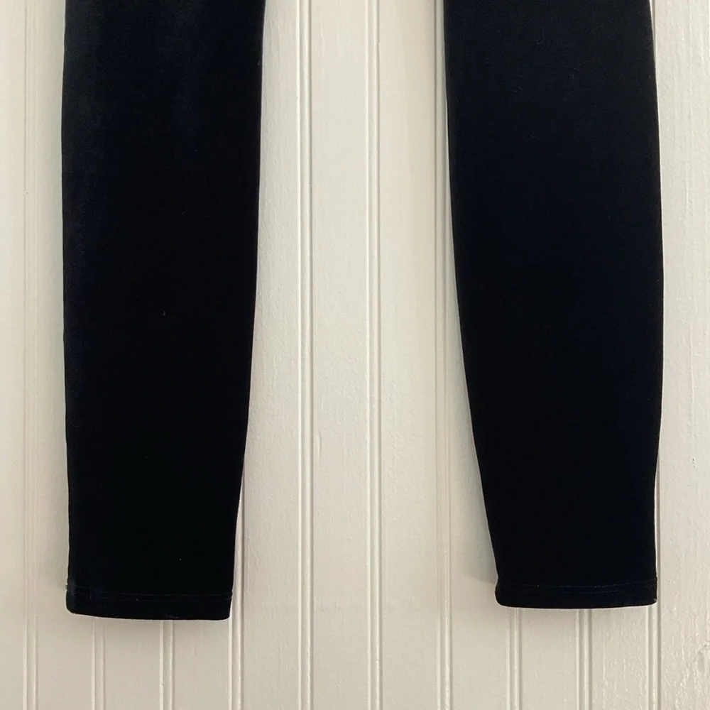 J. Crew Velvet Leggings Black